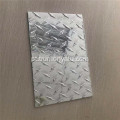 3003 5052 anodizar placa de alumínio padrão de nervura alta